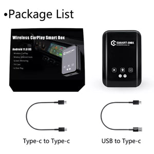 Wireless CarPlay&Android Auto Adapter with Mirroring