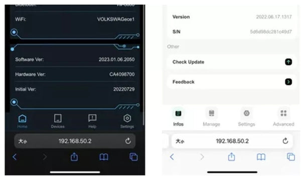 192.168.50.2, wyjaśnienie ustawień opcji (tekst, możliwy do przetłumaczenia przez przeglądarkę)