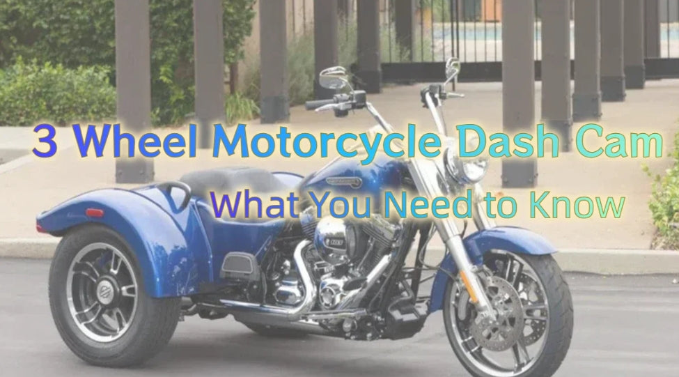 Kamera samochodowa do motocykla 3-kołowego: co musisz wiedzieć