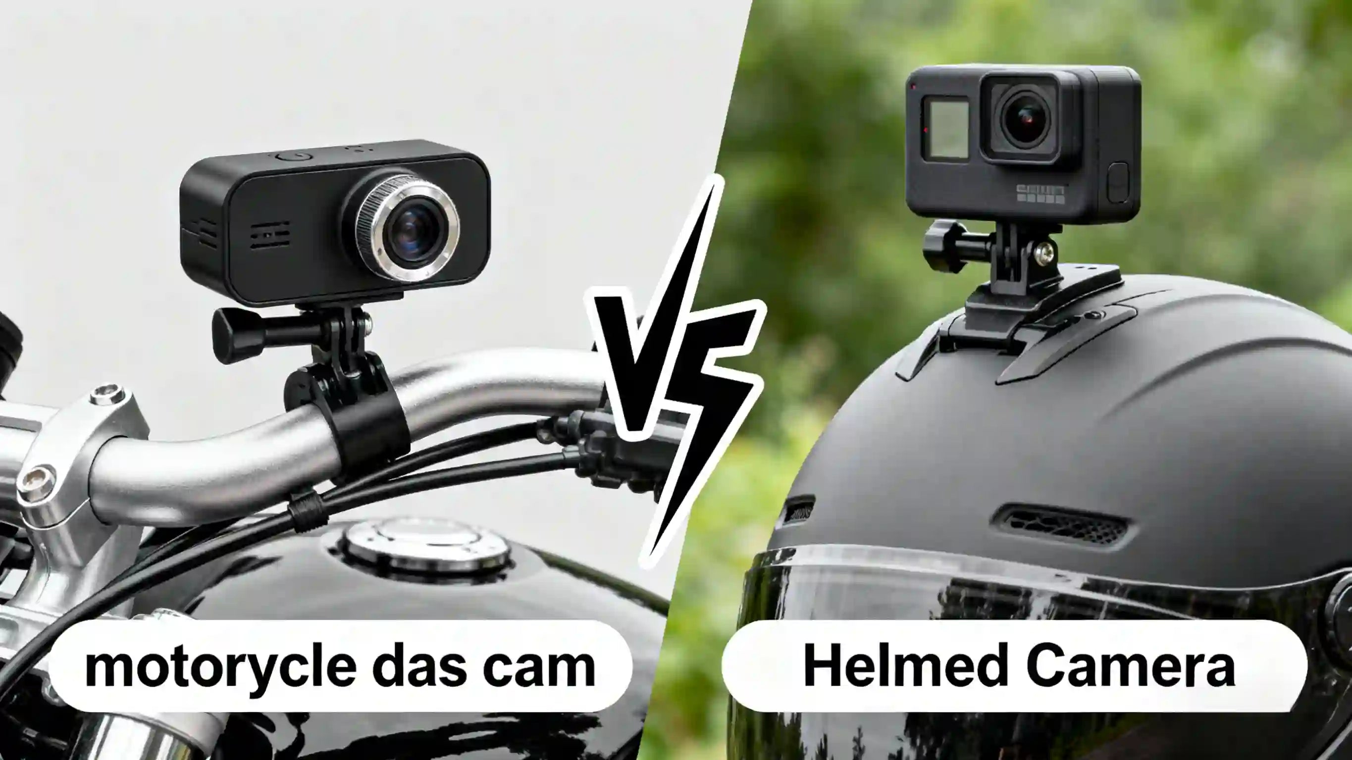 Kamera na kasku czy kamera samochodowa na motocyklu: która jest dla Ciebie odpowiednia?