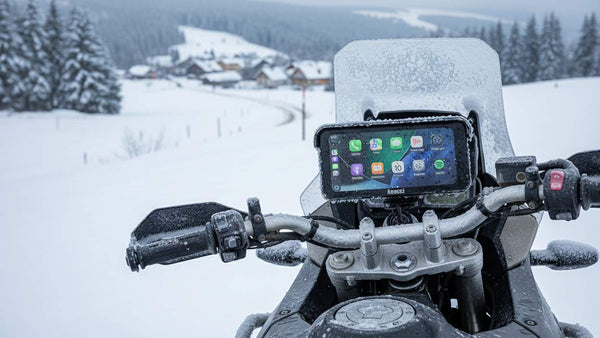 wideorejestrator motocyklowy zima