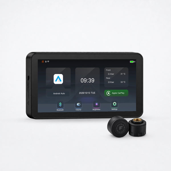 F5 Ekran CarPlay do motocykla bez prowadzenia przewodów