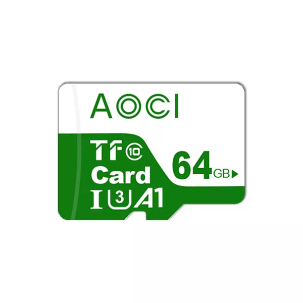 Karta AOCCI MicroSD dla kamery-64 GB/128 GB, UHS-I U3, odpowiednia do nagrań wideo HD/FHD/4K