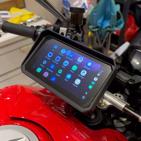 U6/7 Wideorejestrator Motocyklowy Android 14 + TPMS FHD