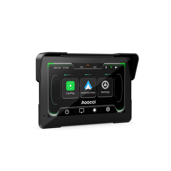 C7 7-calowy wyświetlacz HD do motocykla CarPlay i Android Auto